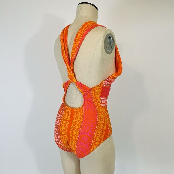 Anthropologie Marimekko Lilka Pidot Maillot One Piece Swimsuit Women's Medium - Picture 5 of 11